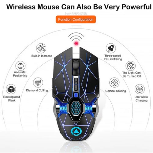 Silver Eagle A7 Silent Rechargeable Wireless Mouse