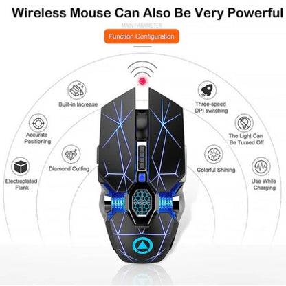 Silver Eagle A7 Silent Rechargeable Wireless Mouse
