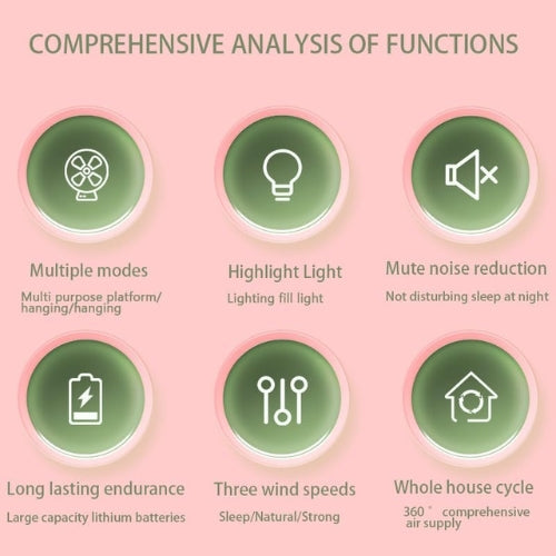 Portable USB Home Fan