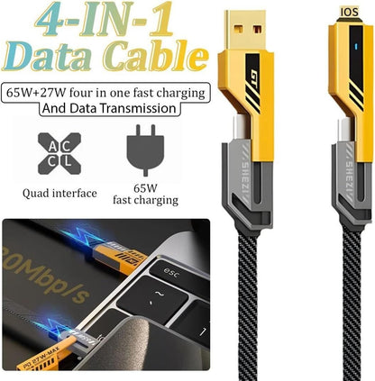 4 in 1 mobile charging cable
